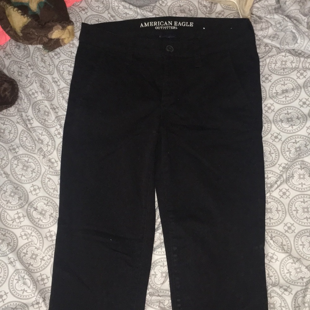 Black American Eagle Skinny Jeans